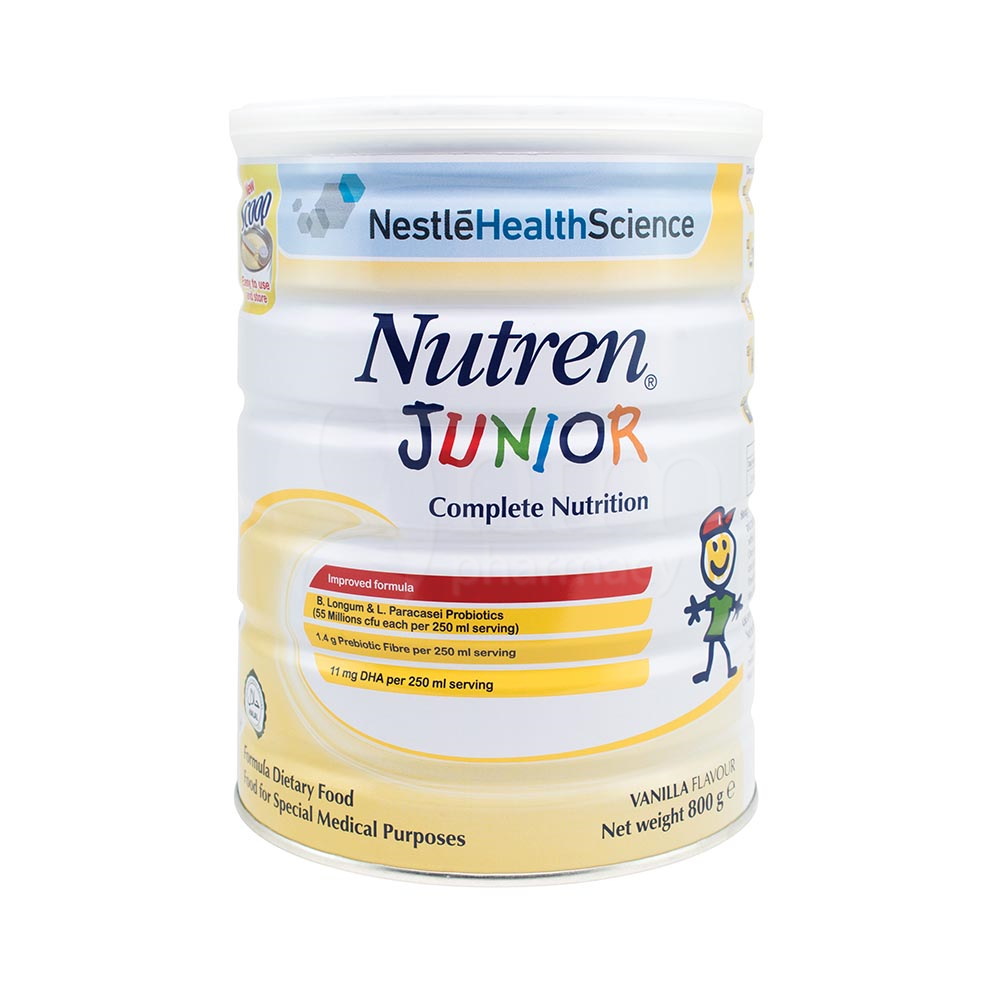Sữa Nutren Junior Nestle Thụy Sĩ 800g (trẻ từ 1-10 tuổi)