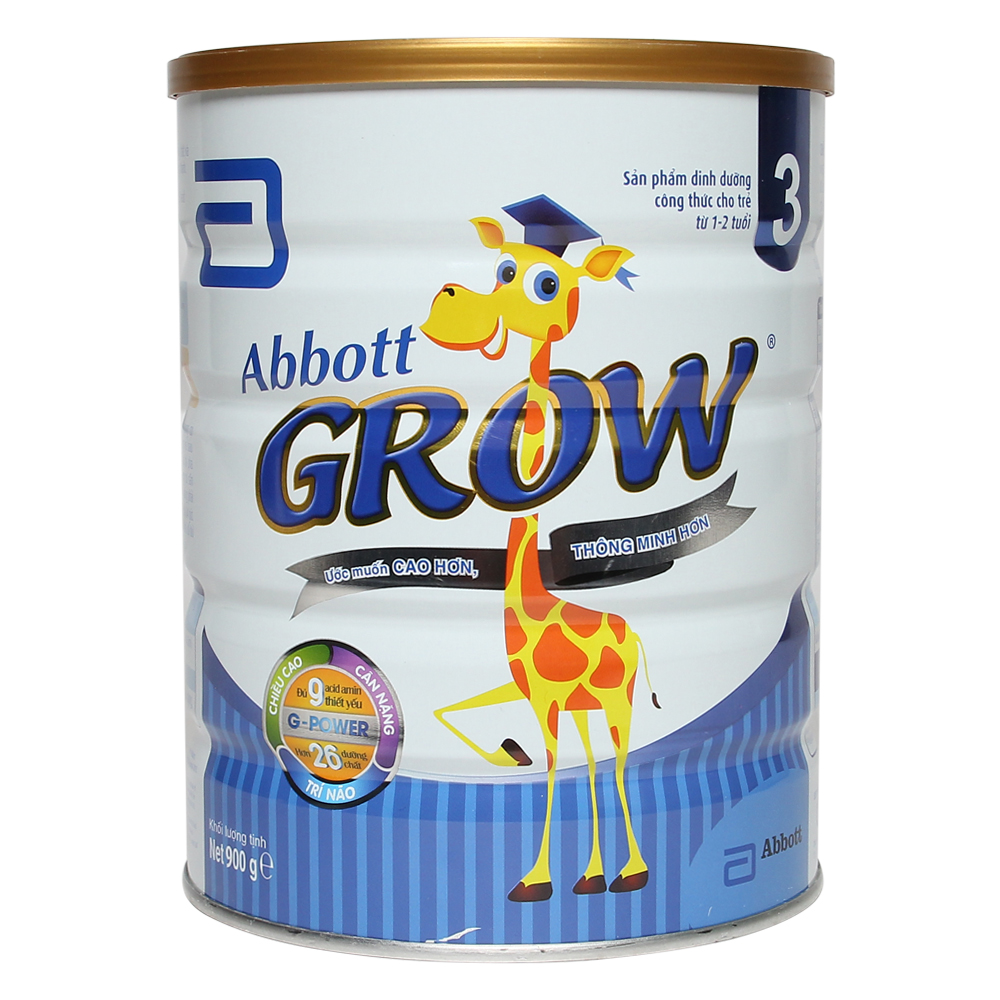 Sữa Abbott Grow 3 900g (trẻ từ 1-2 tuổi)